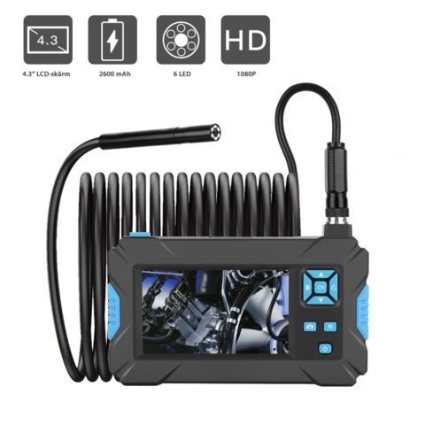 1108794-2 Inspection camera industrial endoscope 4.3-inch screen with 5 meters semi-rigid cable