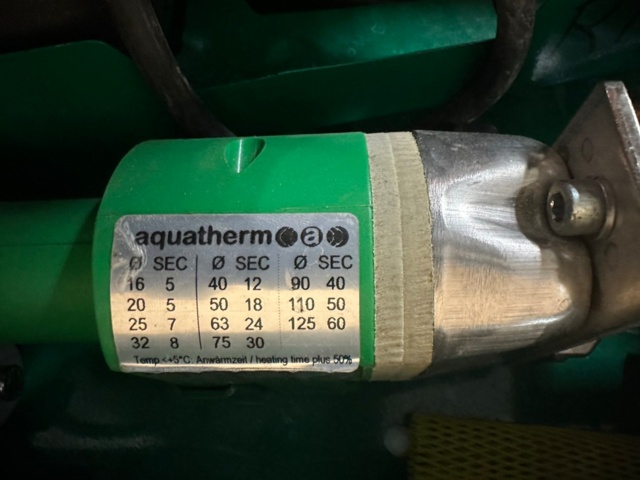 1071351-3 Pipe weld Ritmo Aquatherm AQ 63 TFE