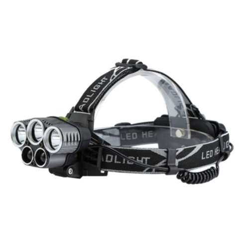 1109054-1 3 headlamps with 5 LEDs, 5000 Lumen, rechargeable - Shipping included