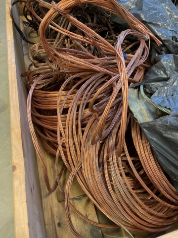 998891-2 80 kilos of copper wire / copper scrap
