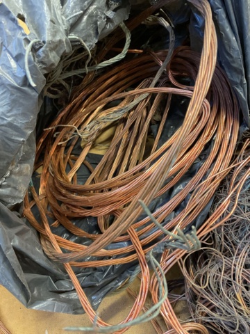 998891-6 80 kilos of copper wire / copper scrap