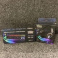 1090992-3 RGB keyboard & Wireless gaming headset, Mission SG