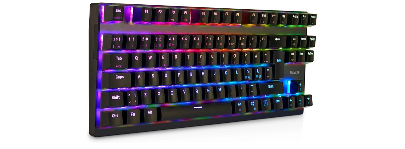 1090992-4 RGB keyboard & Wireless gaming headset, Mission SG