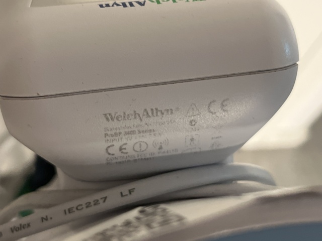 1057329-5 Blood pressure monitor WelchAllyn ProBP 3400 series