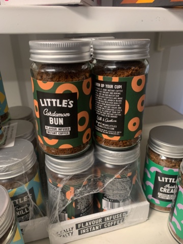 993296-4 Flavored instant coffee, throat lozenges, popcorn seasoning