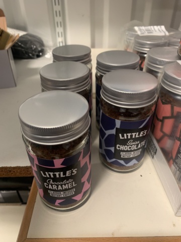 993296-7 Flavored instant coffee, throat lozenges, popcorn seasoning