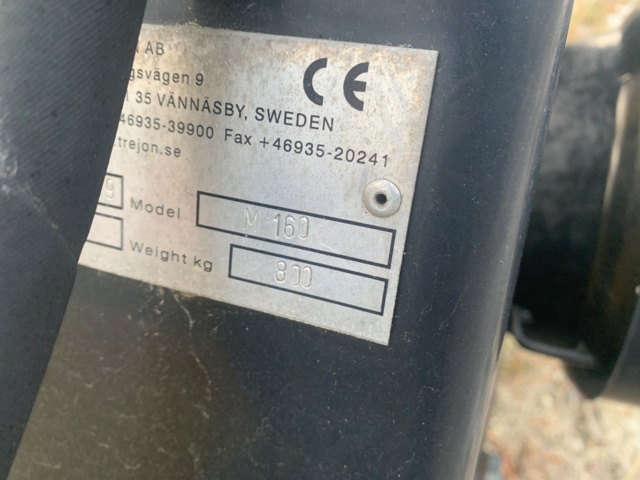 993306-7 Arm for mower Trejon M160 with 3-point attachment