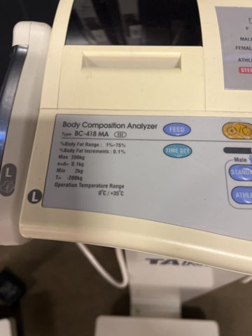 1052543-4 Body scales for BMI measurement Tanita BC-418 MA - 2 pcs