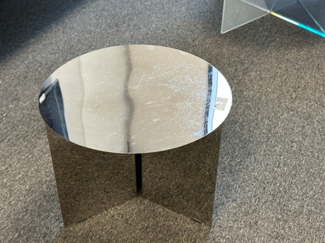 1071618-4 Coffee table Hay Slit stainless steel