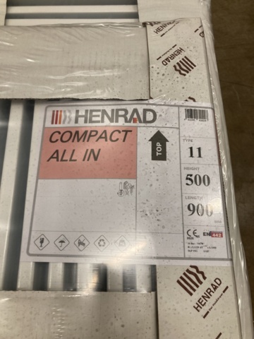 1100940-3 15 radiators Henrad Compact All In 11 500x900 mm