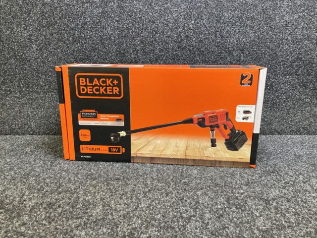 1101051-1 Intermediate pressure washer Black & Decker BCPC18D1-QW 18V