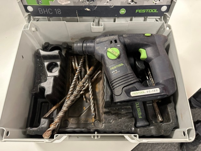 1071496-1 Hammer drill Festool BHC 18 battery and charger not included
