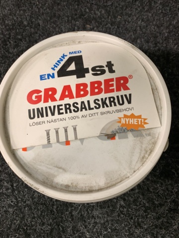 1084224-3 3 packs Universal screw, Grabber