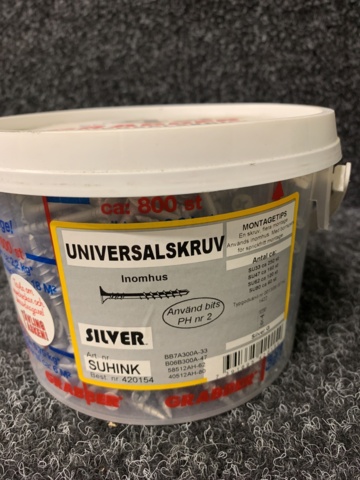 1084241-2 3 packs Universal screw, Grabber