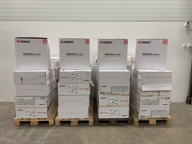 40 boxes Acoustic tiles Palette N1104, Paroc - PS Auction - We value ...