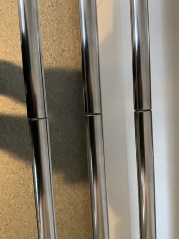 1061617-4 Stainless tile tracks approx. 10 meters