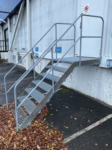 1061630-2 Galvanized stairs