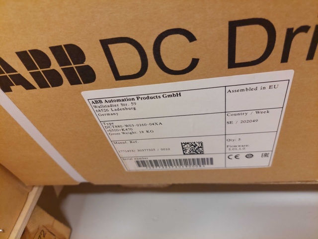 881085-3 Thyristor power regulator DCT880