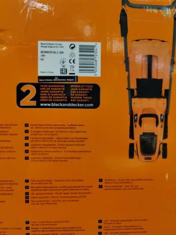 1100988-2 Gräsklippare Black & Decker BCMW3318L2-QW 18V