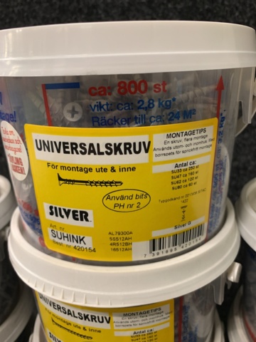 1084344-2 10 packs Universal screw, Grabber