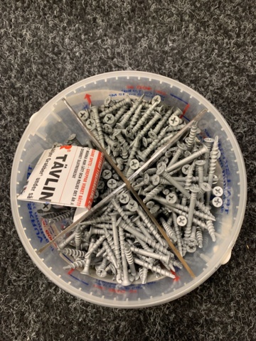 1084344-3 10 packs Universal screw, Grabber