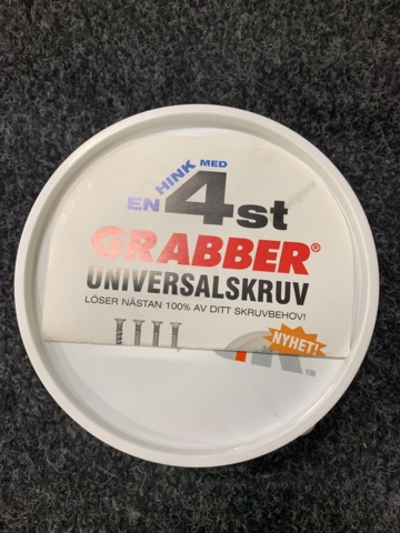 1084344-4 10 packs Universal screw, Grabber