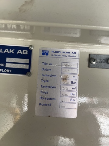 1051245-31 Fire truck/Fire truck Volvo FL 614 4X2 with mast, ladder & tank - 1987