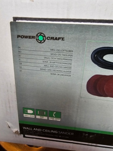 1099202-7 Power Craft wall and ceiling sander