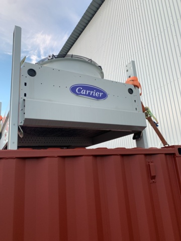 1034805-3 Container 10 feet with coolant cooler on the roof