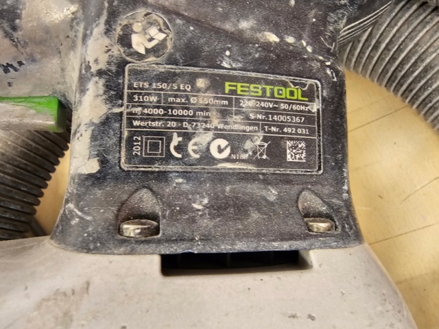 1099231-7 Festo round sander, Yein multi sander, Dremel, Fein angle grinder