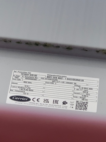 1034805-31 Container 10 feet with coolant cooler on the roof