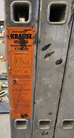 1099236-5 Krause folding combination ladder with a maximum length of 480 cm