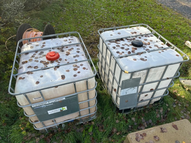 1064854-2 2 IBC Tanks Schutz & Greif Approximately 1000 liters each