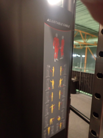 1110082-10 Combi gym equipment for training the whole body