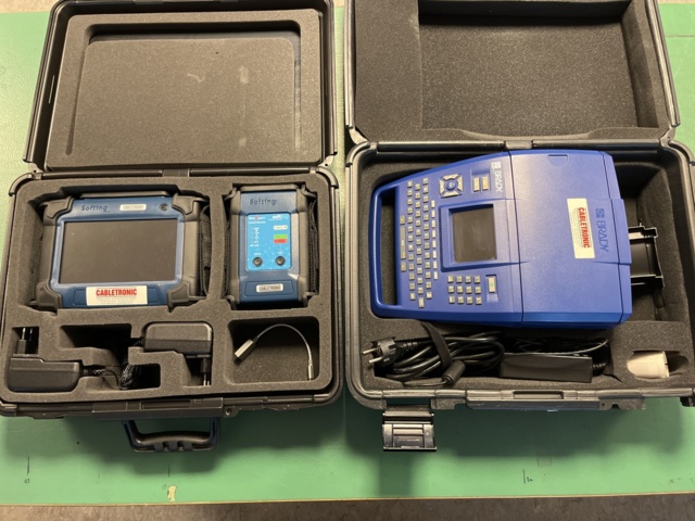 1057407-6 Test equipment & label printer, Softing NetXpert & Brady BMP71