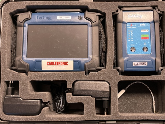 1057407-2 Test equipment & label printer, Softing NetXpert & Brady BMP71