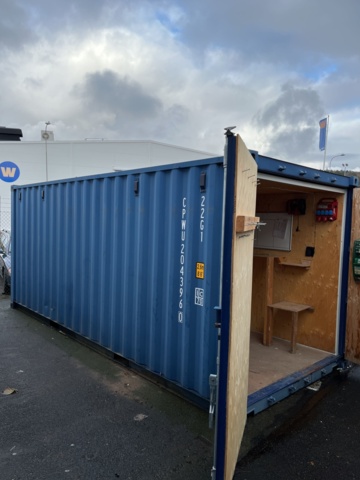 1051265-2 20GP Container with interior & electricity