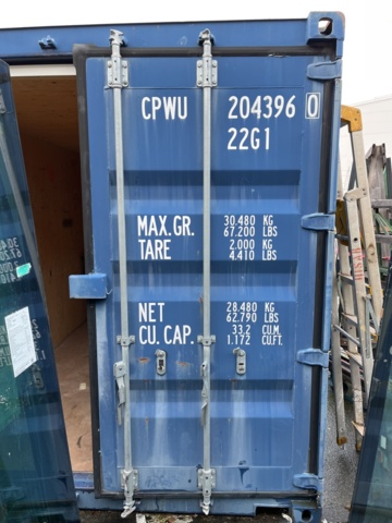 1051265-9 20GP Container with interior & electricity