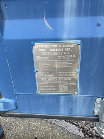 1051265-14 20GP Container with interior & electricity