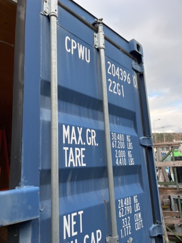 1051265-18 20GP Container with interior & electricity