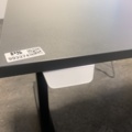 993374-3 Office furniture: Electric raise/lower desk LANAB, ergonomic office chair Malmstolen