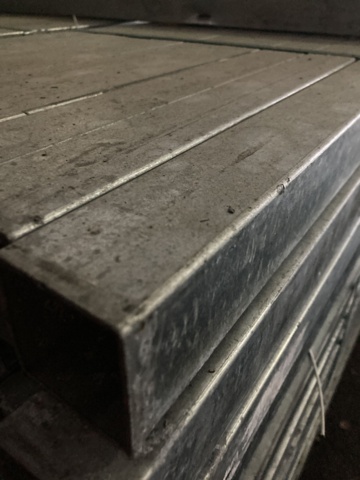 1091190-6 Lot with defective steel profiles 50x50x2750 mm