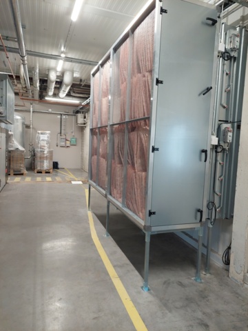 1110726-14 Complete compressor system Elgi with tank