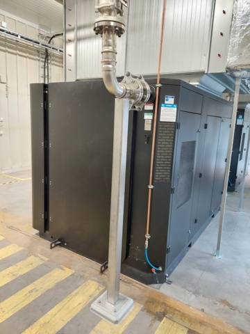 1110726-16 Complete compressor system Elgi with tank