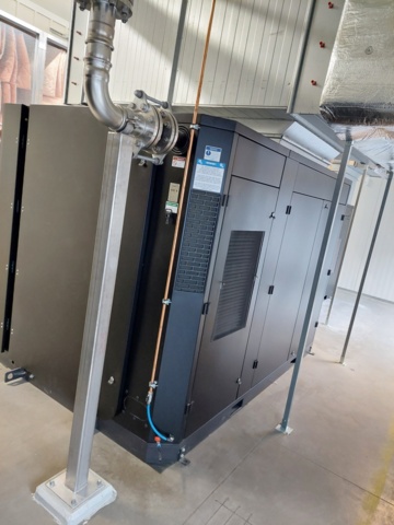 1110726-20 Complete compressor system Elgi with tank