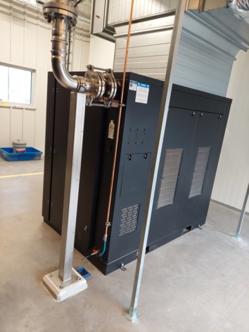 1110726-24 Complete compressor system Elgi with tank