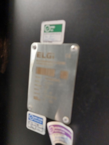 1110726-25 Complete compressor system Elgi with tank