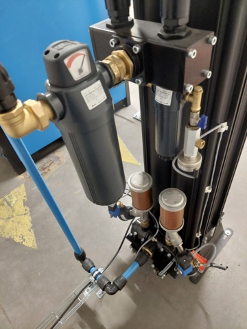 1110726-48 Complete compressor system Elgi with tank