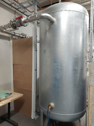 1110726-54 Complete compressor system Elgi with tank