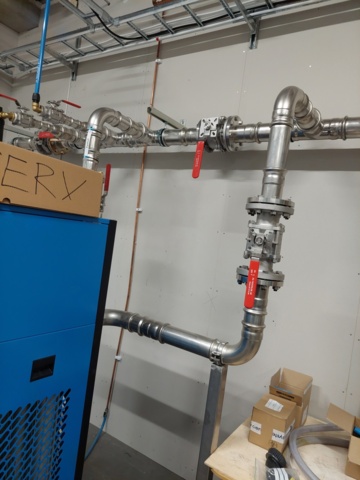 1110726-55 Complete compressor system Elgi with tank